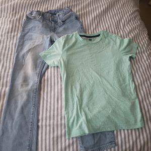 Boys shirt and jeans bundle